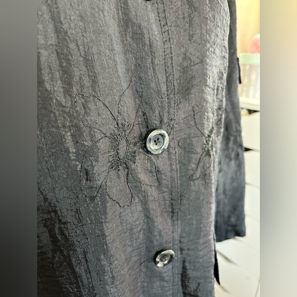 Democracy Black Embroidered Jacket - Picture 7 of 12